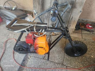 Gasoline powered mini bike