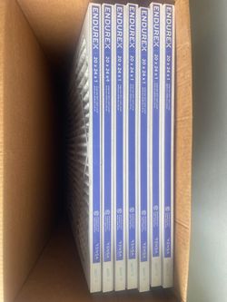 Endurex 20x24x1 MERV 13 Air Filters – 6 Pack