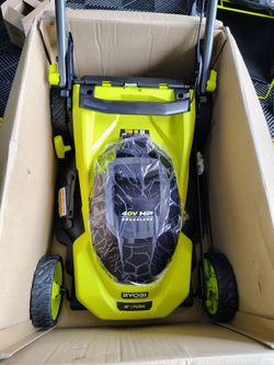 RYOBI 40V HP Brushless 20 i Lawn Mower
Cordless Electric Push with 6.0 Ah Battery and Charger