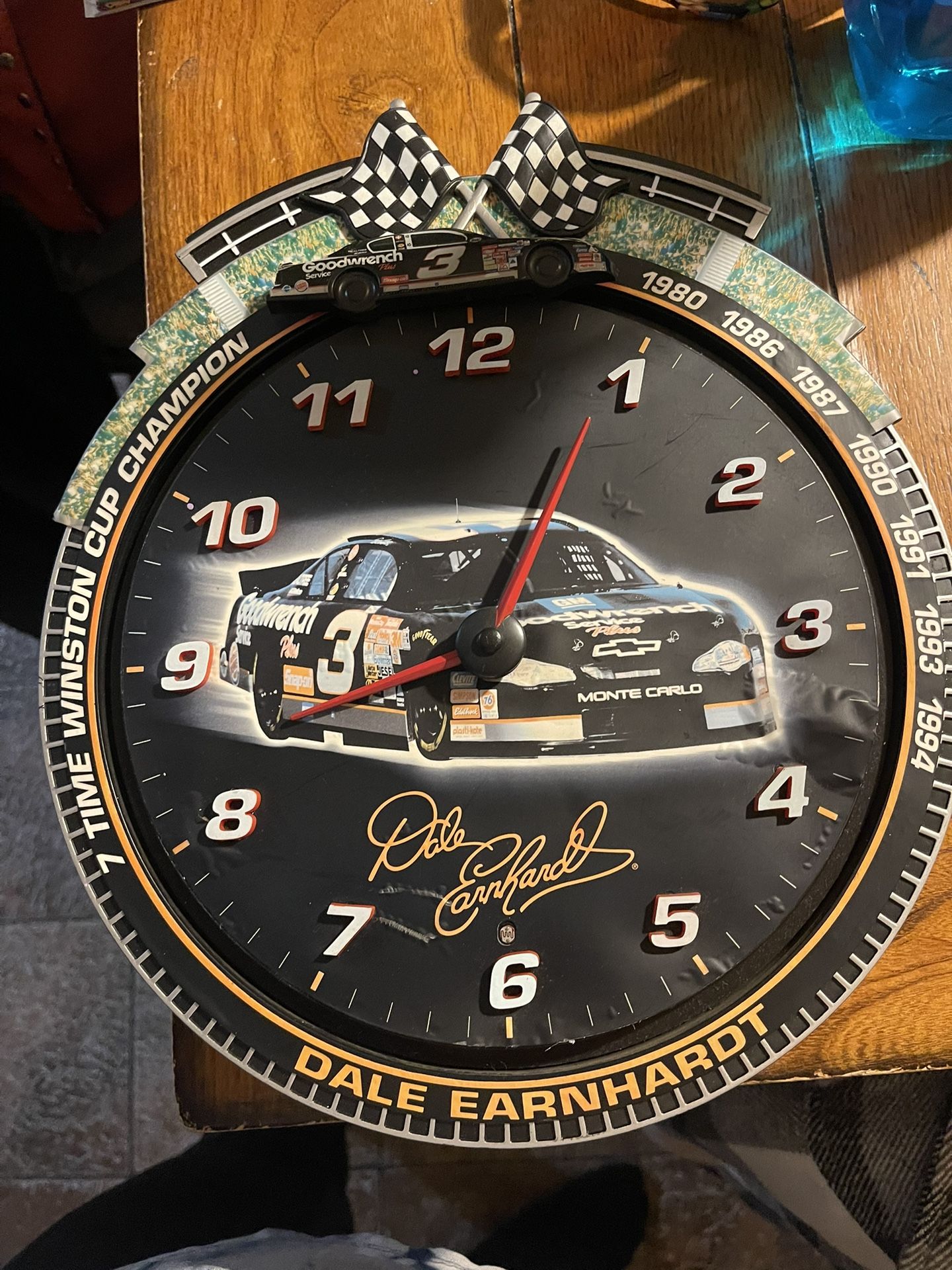 Dale Earnhardt Clock