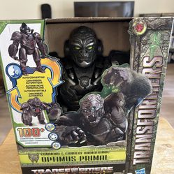 Transformers, Optimus Primal $50  Animatronic Command And Control Auto Convert Great Condition!