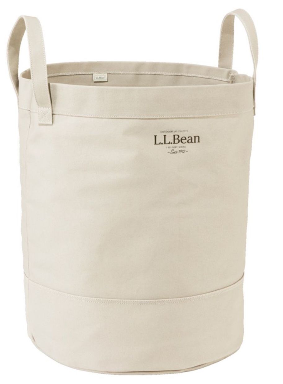 L.L. Bean Canvas Laundry Storage Tote