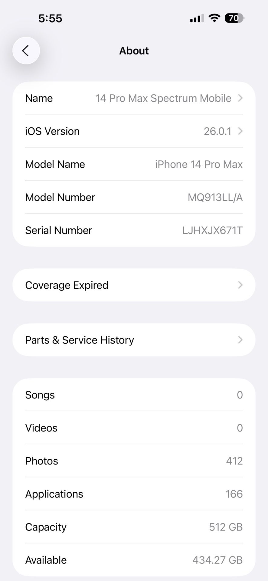 iPhone 14 Pro Max 512 GB Unlocked Shield+Case!
