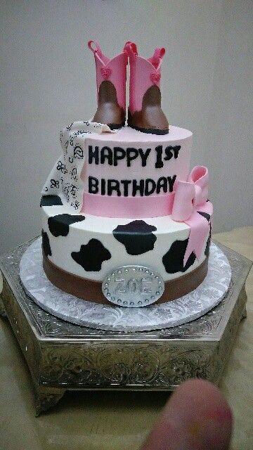 Cowgirl cake design