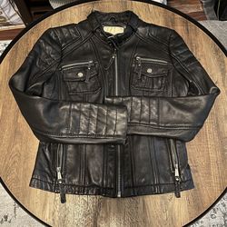 Michael Kors!   SOOO CUTE!! REAL LEATHER Women’s Jacket, BEAUTIFUL