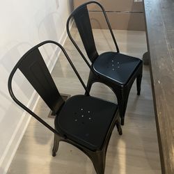 Set Of 2 Metal Chairs