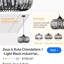 Crystal/Medal Pumpkin Chandelier 