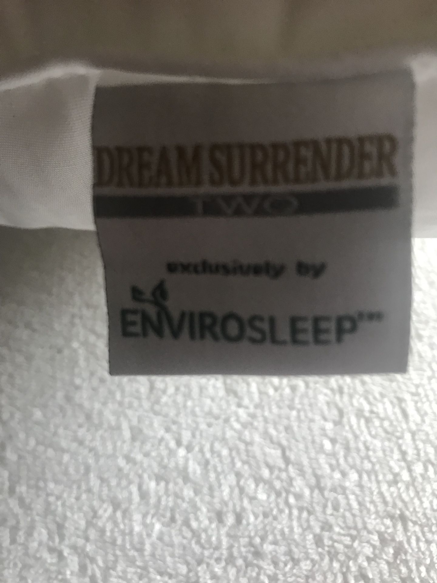 Envirosleep Dream Surrender Polyester Pillow