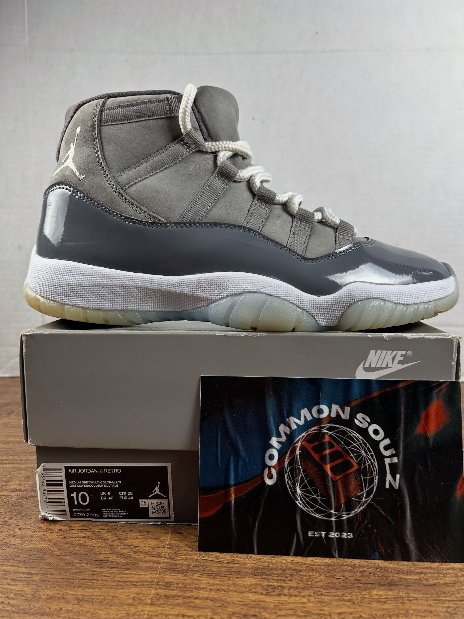 Jordan 11 Retro Cool Grey (2021) CT8012-005 Size 10M/11.5W Preowned OG Box