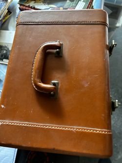 Vintage Rauchbach/ Goldsmith Co Cowhide Travel Case