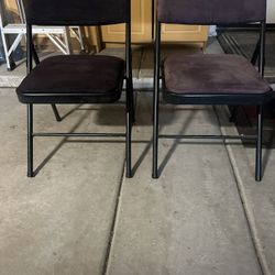 Metal Padded Folding Chairs - 2