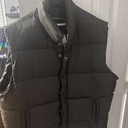 Brown Old Navy Puffer Vest 