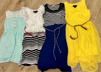 Kids Girls Summer Dresses Bundle size 12