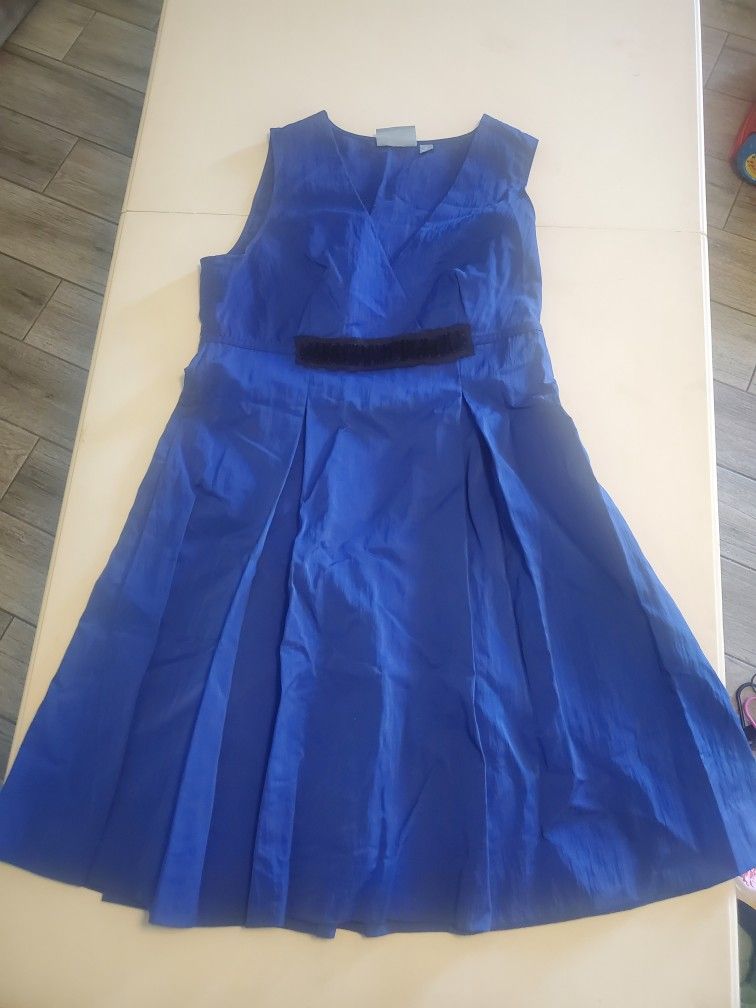 Vera Wang Blue Dress