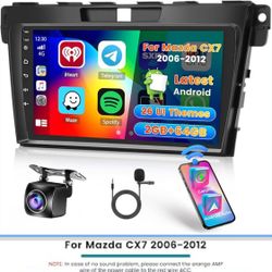 [2G+64G] 9 inch Car Stereo with Wireless Carplay Android Auto, Touch Screen Upgrade for CX