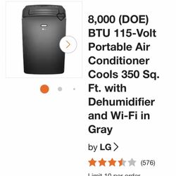 Aire Acondicionado LG 8000btu New