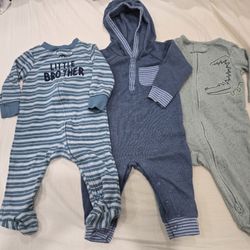 Carter's Just One You® Baby Boys' Footed and Footless Long Sleeved Pajamas 6 Months
