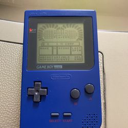 Blue Nintendo Gameboy Pocket Tested 