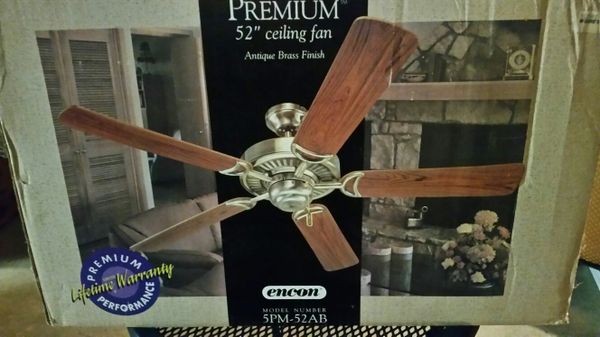 Encon 52 Inch Ceiling Fan For Sale In Adamstown Md Offerup