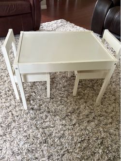 Child table and 2 chairs