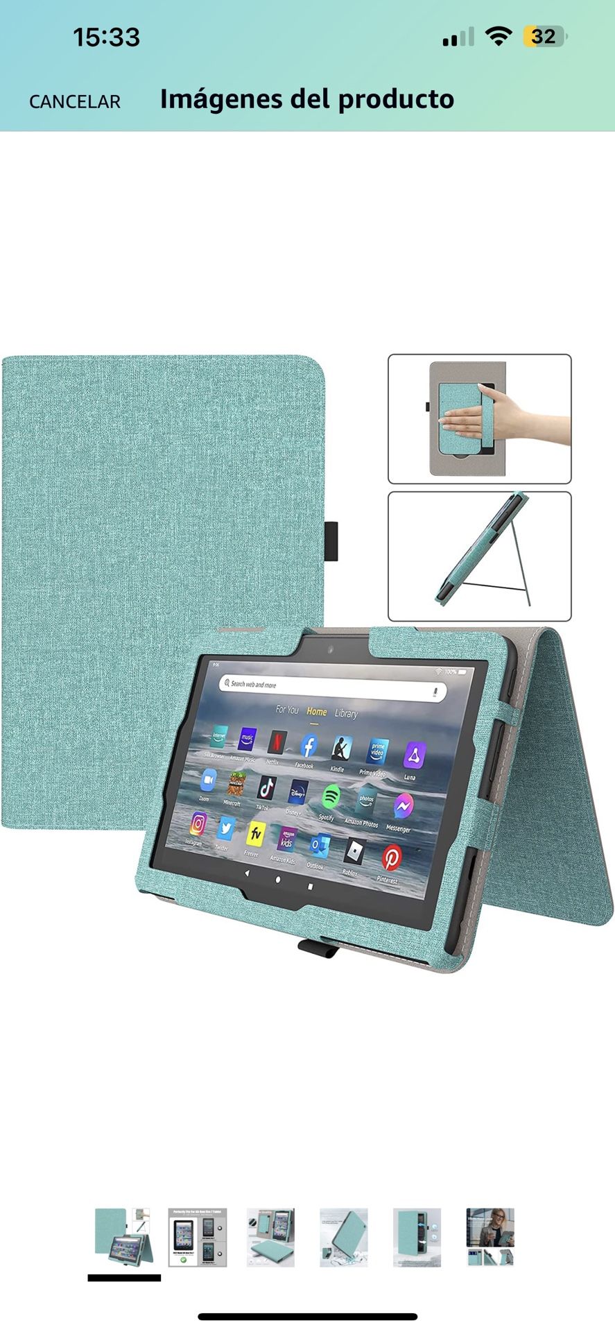 Case Fits All-New Kindle Fire 7 Tablet 