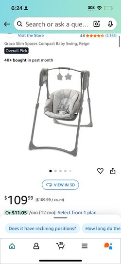 Baby swing