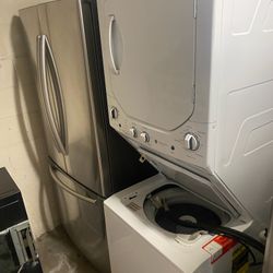 24” GE Gas Stackable Washer Dryer 