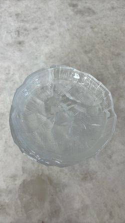 5 pieces vintage crystal candy dishes