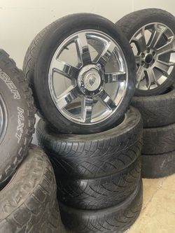 22” Cadillac Escalade Factory Wheels and Tires 6Lug