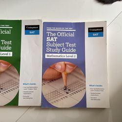 SAT Books Test Guide maths Level 1 and 2