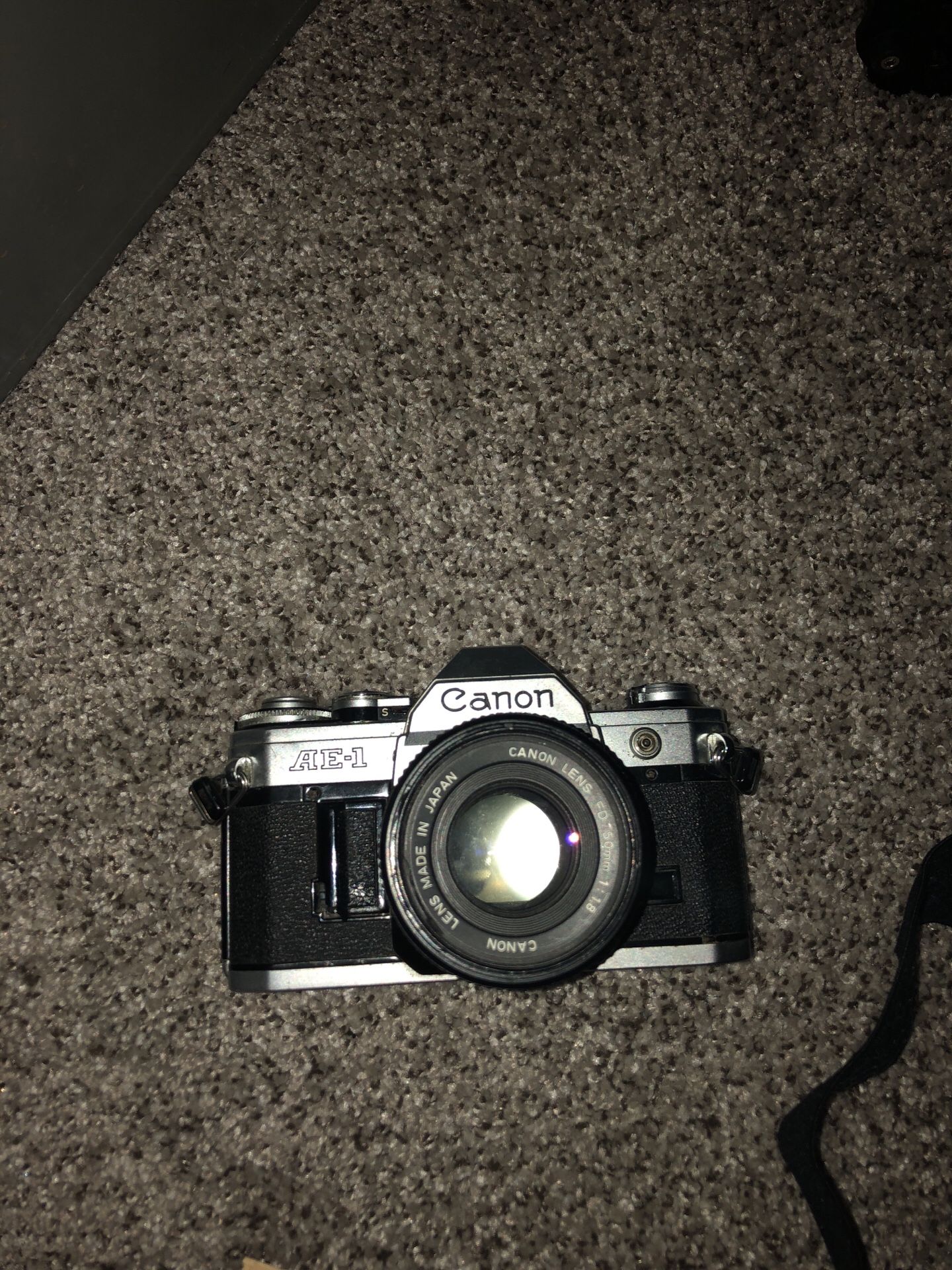 Canon AE1 vintage film cameras