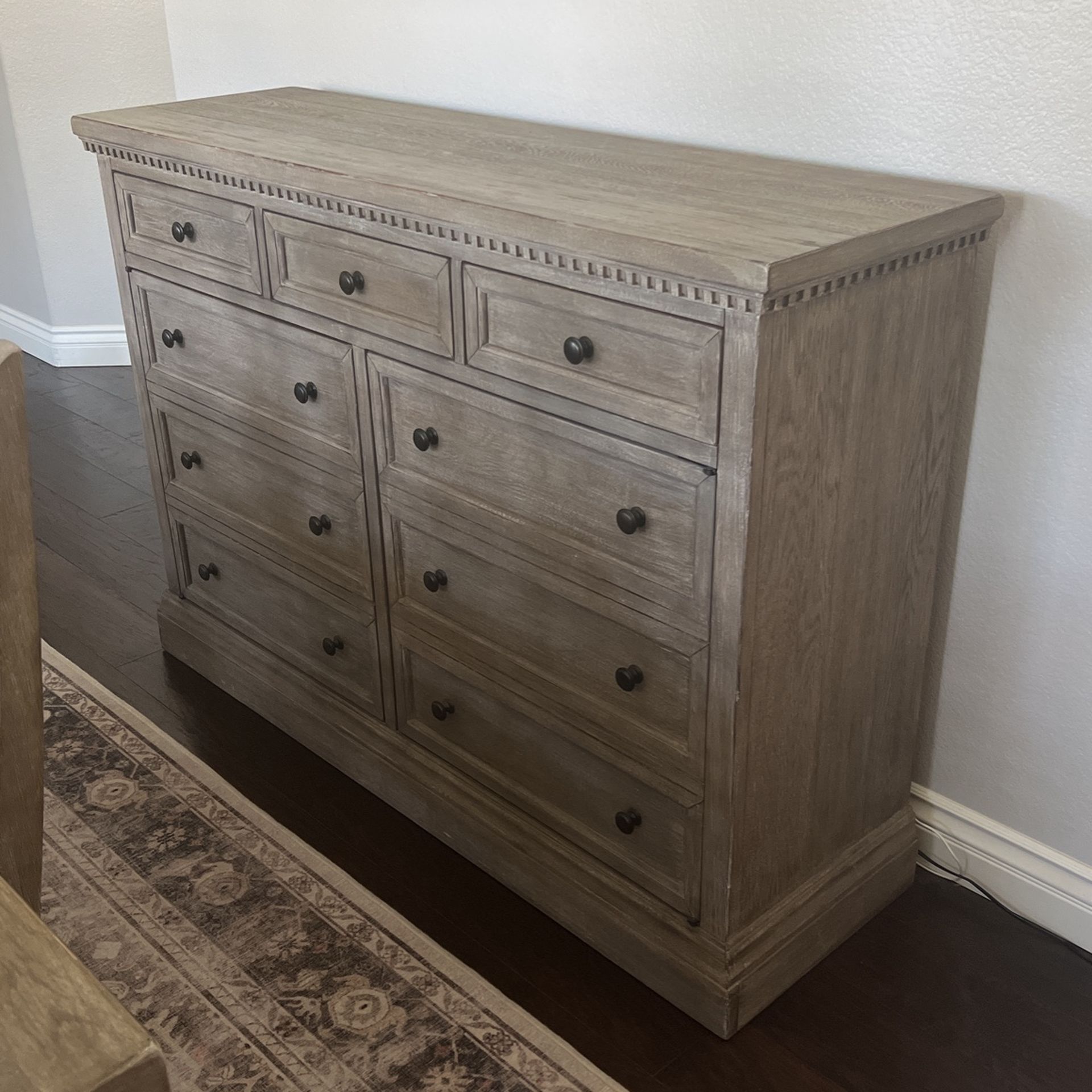 Pottery Barn Gray Wash Banks Buffet