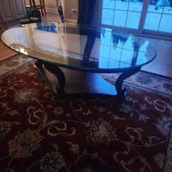 Table with glass