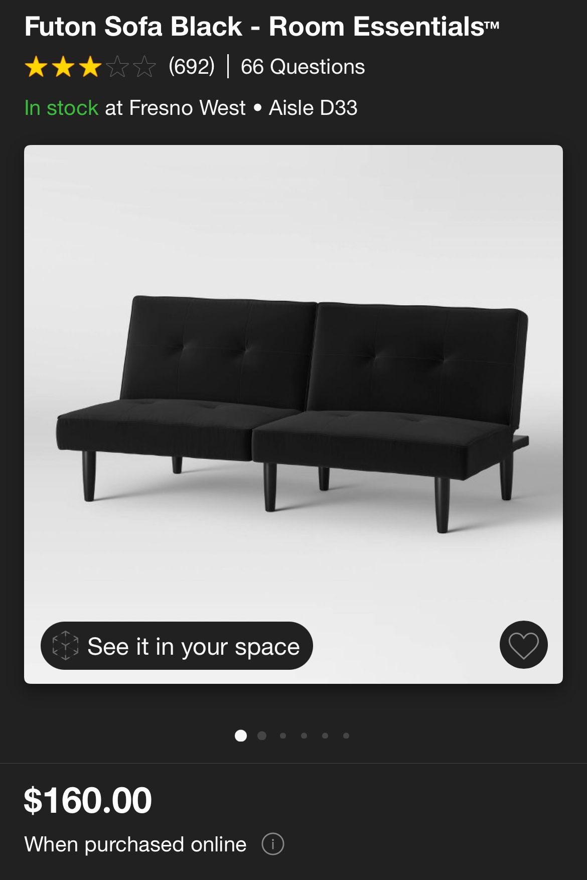 Futon Sofa 