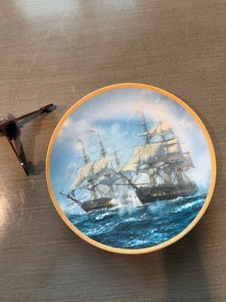 USS Constitution- collector plate
