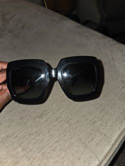 Gucci Black  Oversized  Square Sunglasses