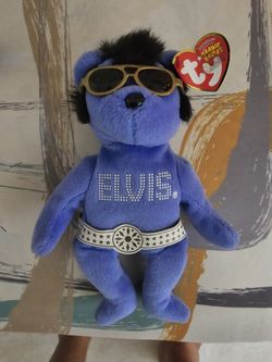 Elvis presley beanie baby