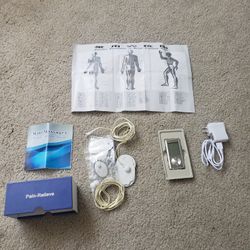 Mini massager with pads and instructions