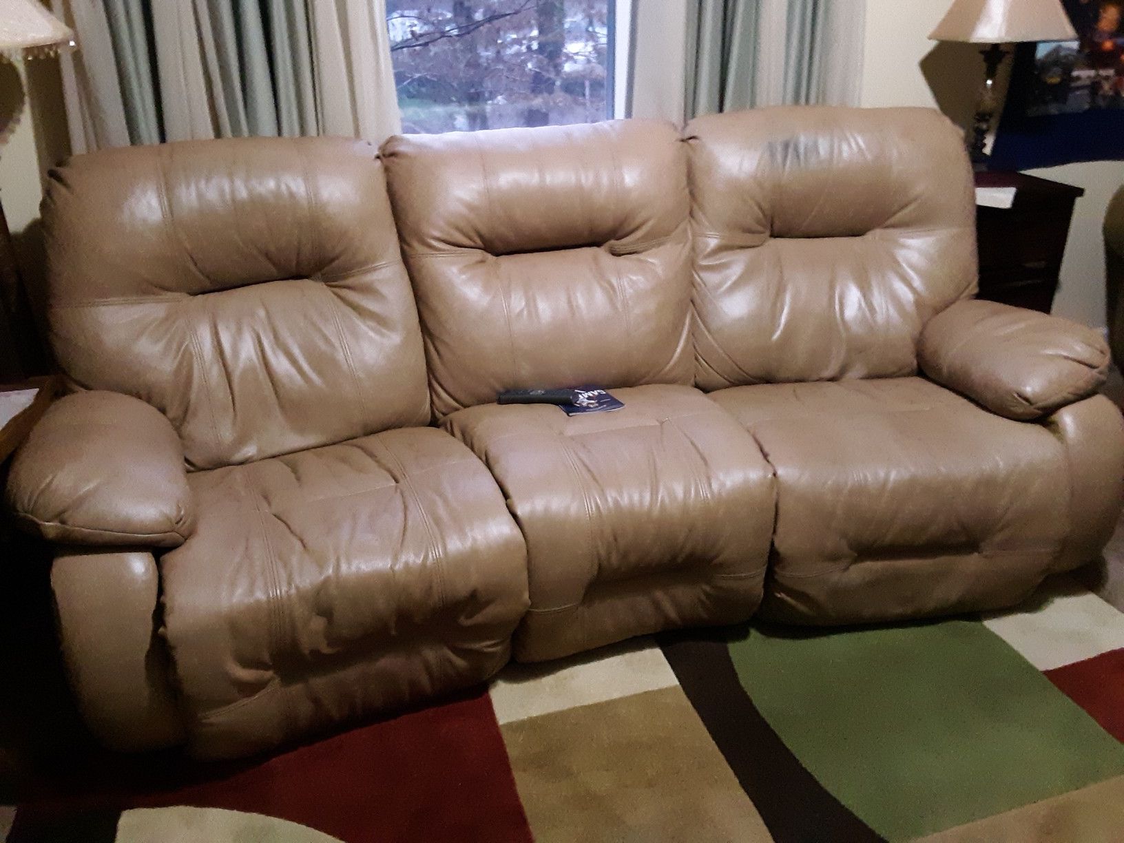 Recliner on each end