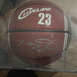 LeBron Signed Ball