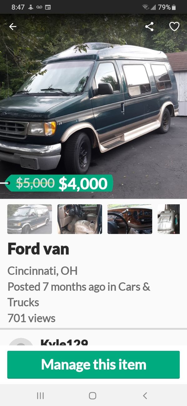 Ford van for Sale in Cincinnati, OH OfferUp