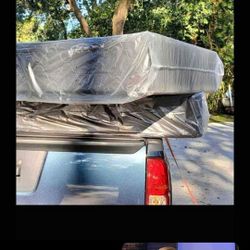 Queen sizes new thick pillow top bed can deliver 