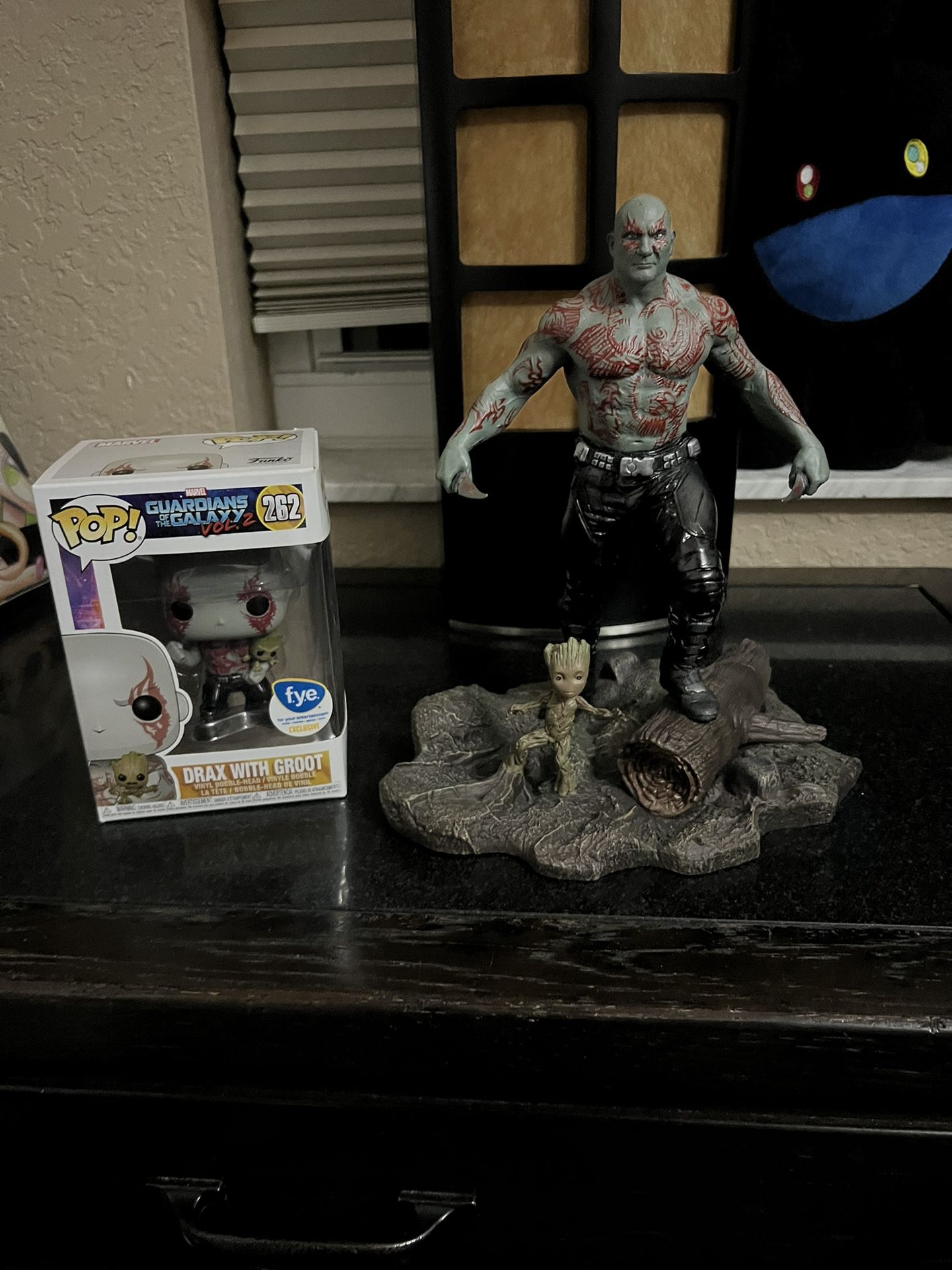 Drax and Groot Figure