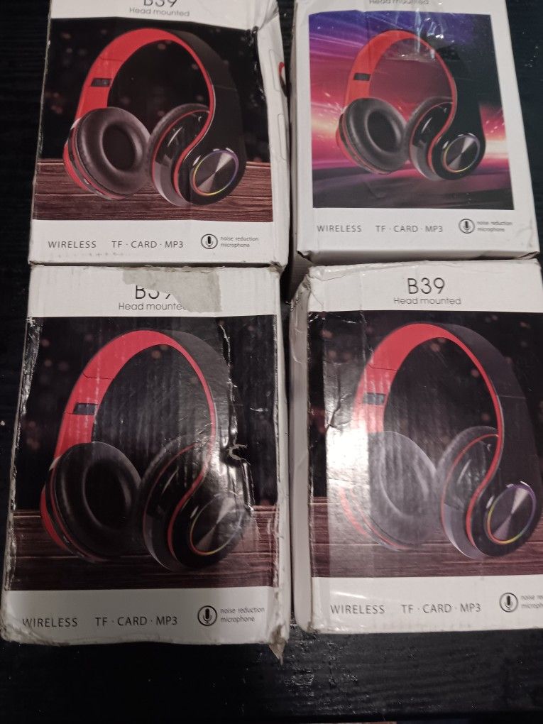 B39 BLUETOOTH HEADPHONES (EACH)