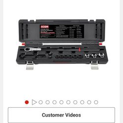 ICON Extended-Reach Ratcheting Serpentine Belt Tool Kit