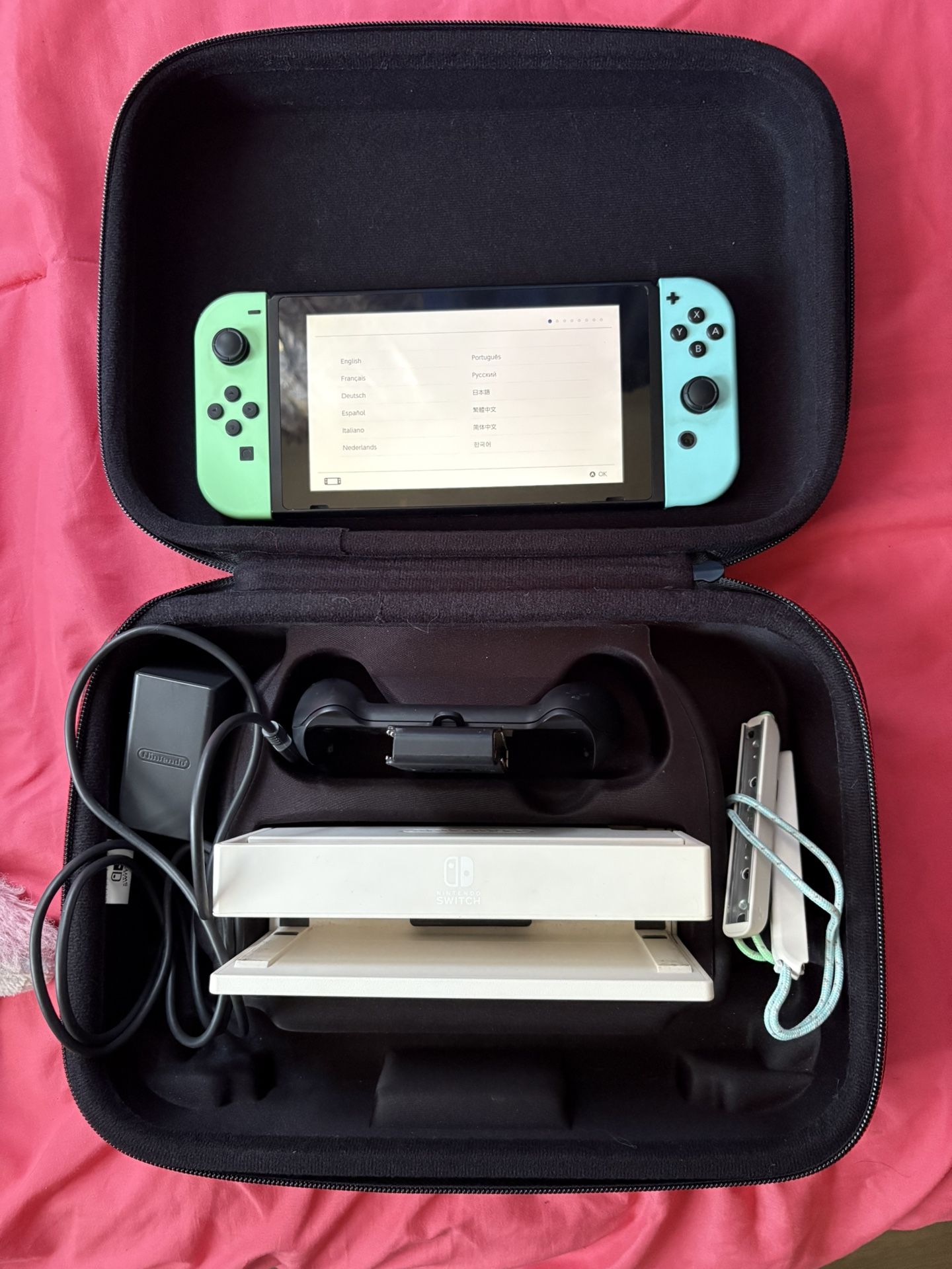 Nintendo Switch Animal Crossing Edition 128gb Sd Card