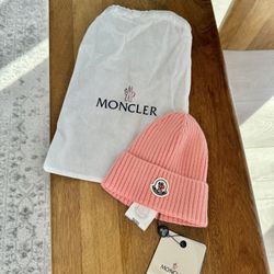 Pink Moncler Beanie