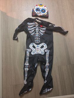Baby skeleton costume