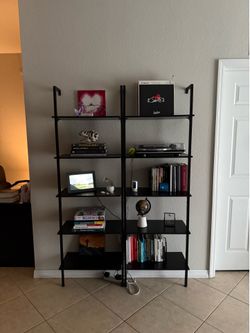 Decorative Ladder Shelving, 74in
