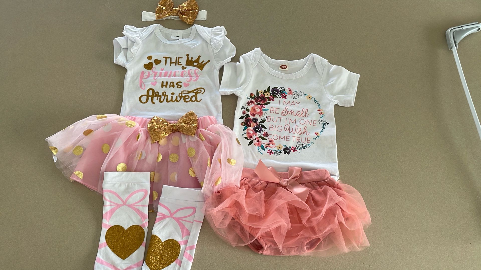 Infant girl Outfits 2 Sets $5 Dollars